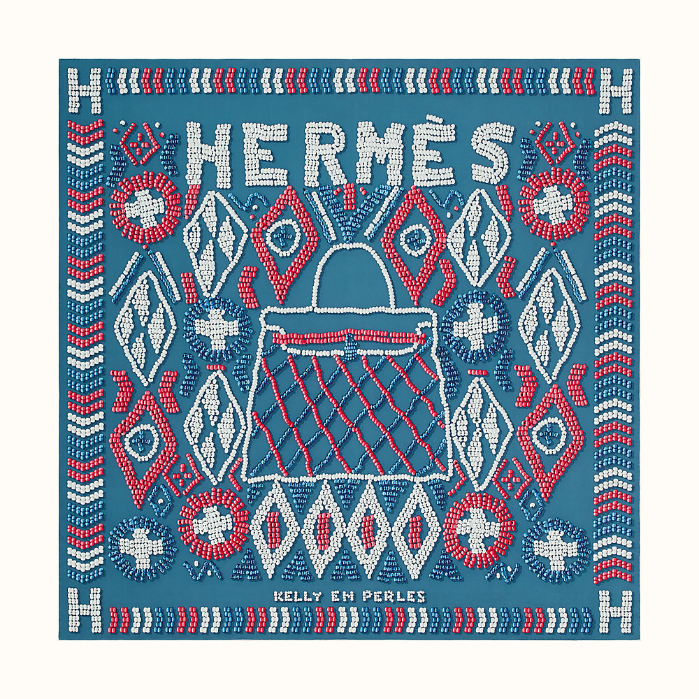 Kelly en Perles wash scarf 140 | Hermès Australia